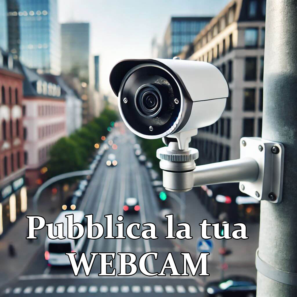 Pubblica la tua webcam